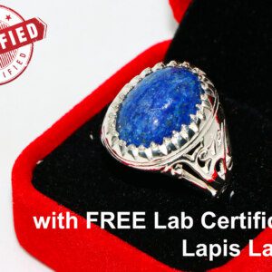 Blue Lapis Lazuli Stone Ring for Sal