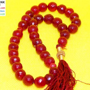 Red-Laal JADE Stone Tasbeh