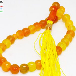 Yemeni Yellow Agate Islamic Tasbeh