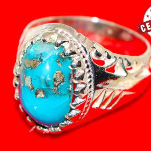 Natural CERTIFIED Clean Afghani Neshapuri Feroza Ring Size 10