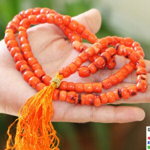 Real Marjan-Red Coral Tasbih