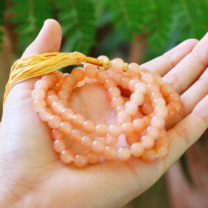 Natural REAL Peach Agate-Aqeq Tasbih