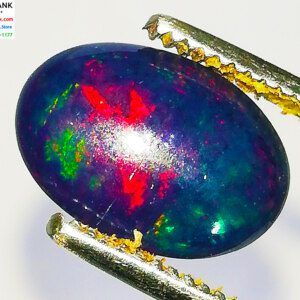 Natural Welo Black Fire Opal Stone