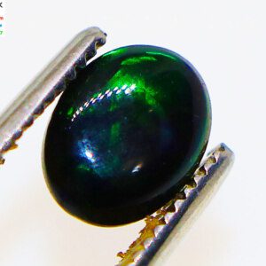 Natural Black Fire Opal Stone