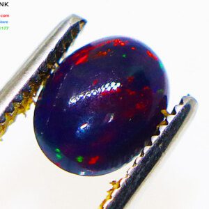 CERTIFIED Natural Opal Black with Fire