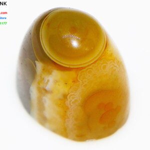 CERTIFIED Natural Extremely Rare EYE AGATE Stone