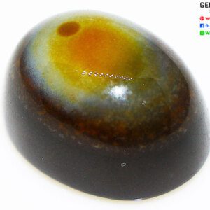 Natural TIBET CERTIFIED Eye Agate Quartz Cab Stone