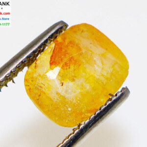 with CERTIFICATE Natural Ceylon Yellow Topaz Gem Stone