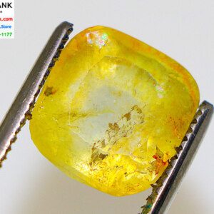 CERTIFIED Yellow Golden Non-treated Topaz Gemstone