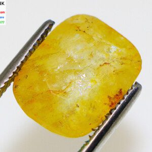 CERTIFIED Yellow Golden Untreated Topaz Stone