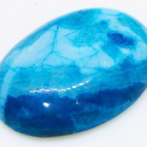 CERTIFIED Natural Blue Lace AGATE Loose Cabochon Gemstone