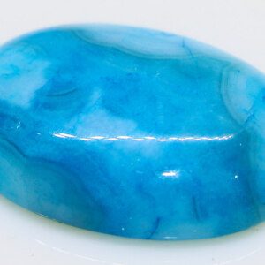 Natural Lace Blue AGATE Loose Oval Shape Stone CERTIFIED