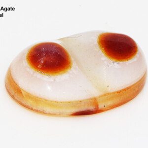 Natural TIBAT OWL EYES Agate Cabochon Stone