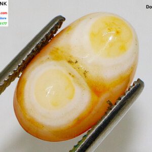 CERTIFIED Natural TIBET OWL EYE Agate Aqiq Cabochon Stone