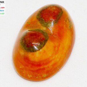 Natural Antique Rare Tibet Double Eyes AGATE Loose Oval Stone -21.26ct - Image 5