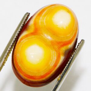 Natural Rare Tibet Two Eyes AGATE Superior AAA Stone