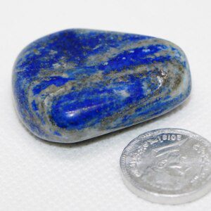 CERTIFIED Natural Royal Blue LAPIS LAZULI Tumbled Stone