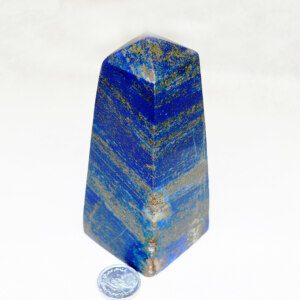 CERTIFIED Natural AAA Afghani LAPIS LAZULI Tower Tumbled Stone