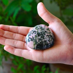 CERTIFIED Natural Afghan RHODONITE Healing Tumble Stone