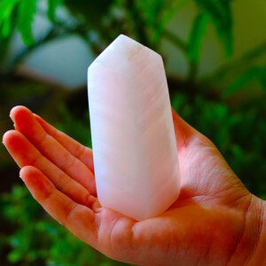 CERTIFIED Natural AAA ROSE QUARTZ Healing Tower Tumbled Stone