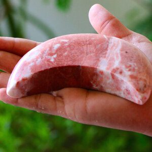 CERTIFIED Natural STRAWBERRY JASPER Moon Healing Tumbled Stone