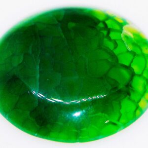 Magnificent Natural Big Green Dragon Veins Agate Stone