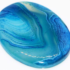 Blue Big Size Natural Agate Gemstone