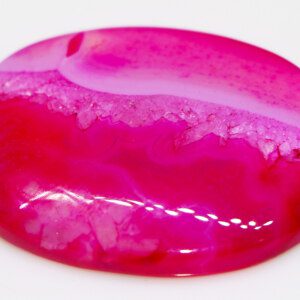 Natural CERTIFIED PINK Agate Cystal Stone for Sale