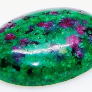 Natural Ruby in Fuchsite Mineral Rock Stone