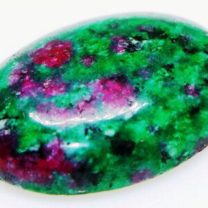 Natural Ruby in Fuchsite Oval Cabochon Stone