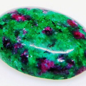 Natural Ruby in Fuchsite Quartz Mineral