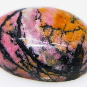 Natural Pinkish Rhodonite Stone Certified