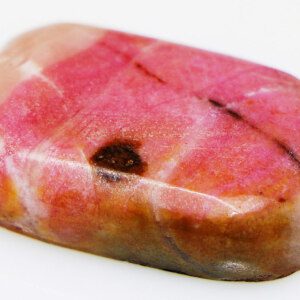 Natural Pink and Black Rhodonite Stone