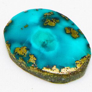 Natural Top Blue Turquoise Cabochon Gem Stone