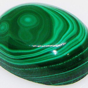 Rare Malachite Crystal Stone Natural Polished Worry Stone