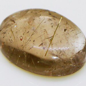 Gold Needles Rutile in Quartz Stone