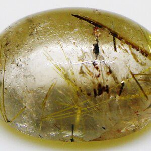 Untreated Rutilated Golden Quartz