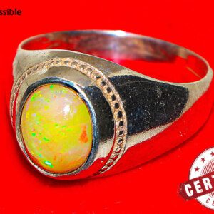 Best Ethiopian FIRE OPAL Gemstone Ring Size 11