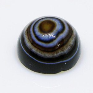 Beautiful Black Eye Agate Loose Worry Stone