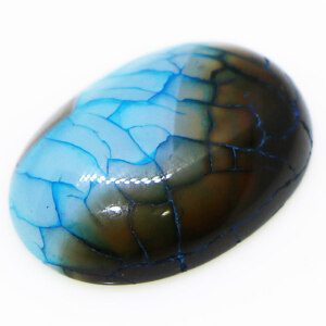 Top Unique Blue & Black Dragon Veins Agate Gemstone