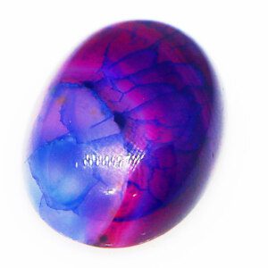 Natural Purple Veins Agate Loose Gem Stone