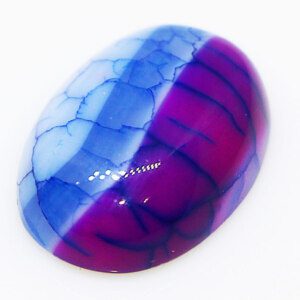 Magnificent Beautiful Dragon Veins Agate Worry Stone