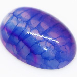 Natural Multi-color Blue Dragon Agate Stone