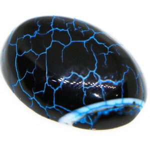 Black Fire Natural Agate Quartz Stone