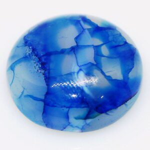 Blue Dragon Aqeeq Agate Stone for Ring Making