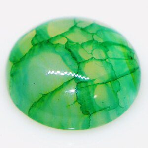 Green Dragon Agate Hakik Ring Gemstone