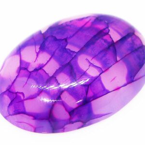 Purple Natural Dragon Veins Agate Stone