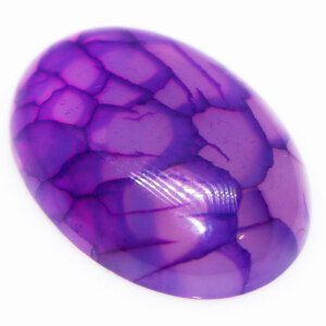 Wonderful Purple Agate Worry Stone for Sale