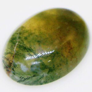 marvelous shajri stone of moss agate with certificate