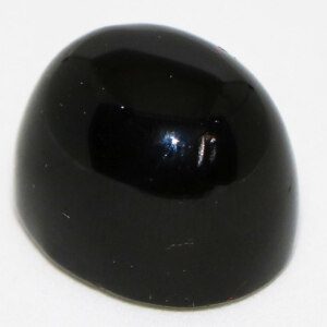 AAA YEMANI Black AQEEQ Cabochon Worry Stone